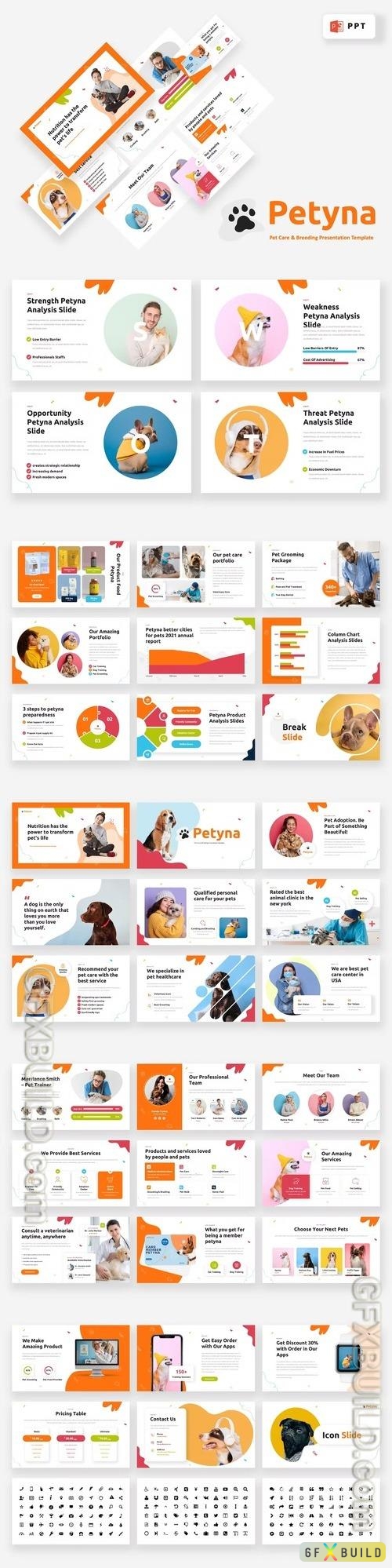 PETYNA - Pet Care & Breeding Powerpoint Template