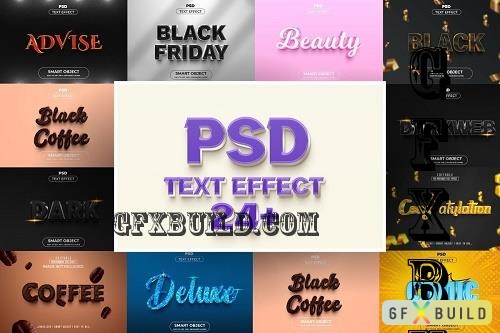 3D Text Effect Style Bundle - 27 Premium Graphics