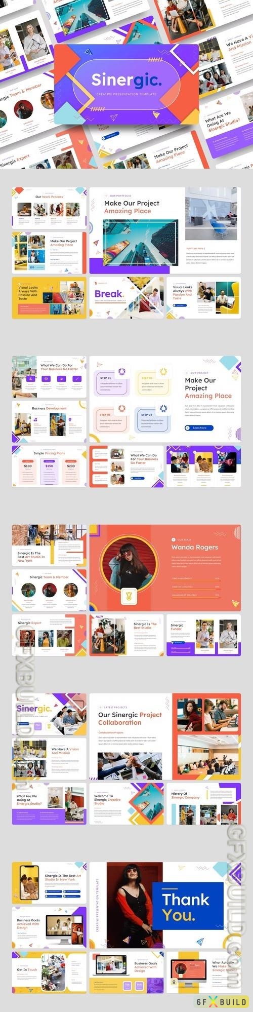 Sinergic - Creative Powerpoint, Keynote and Google Slides Template