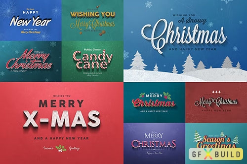 Christmas Text Effects Vol.1 PSD