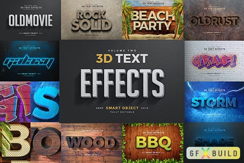 3D Text Effects Vol.2 PSD