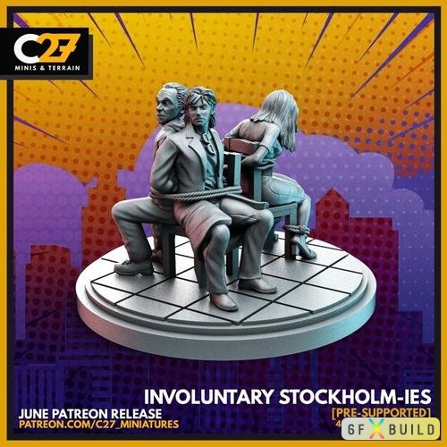 C27 Miniatures - Involuntary Stockholm-ies 3D Print