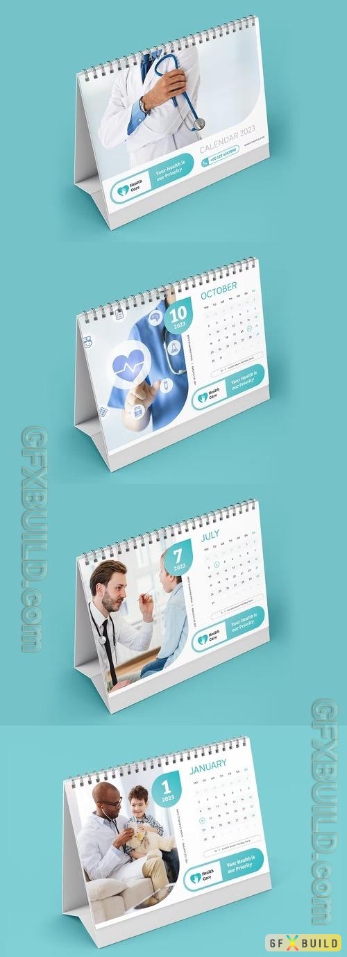 Desk Calendar 2023. Healthcare