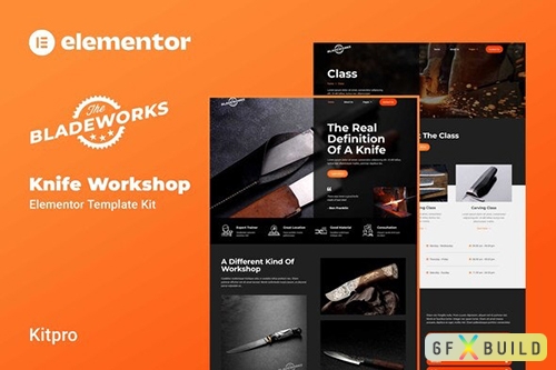 ThemeForest - Bladeworks - Knife Workshop Elementor Template Kit/41877160