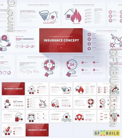 Insurance Concept - PowerPoint Infographics Slides