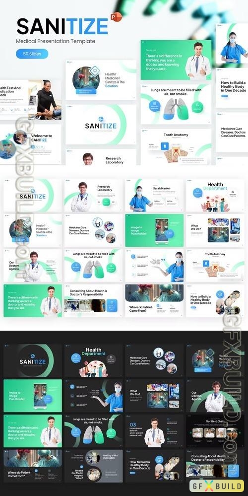 Sanitize Medical PowerPoint Template