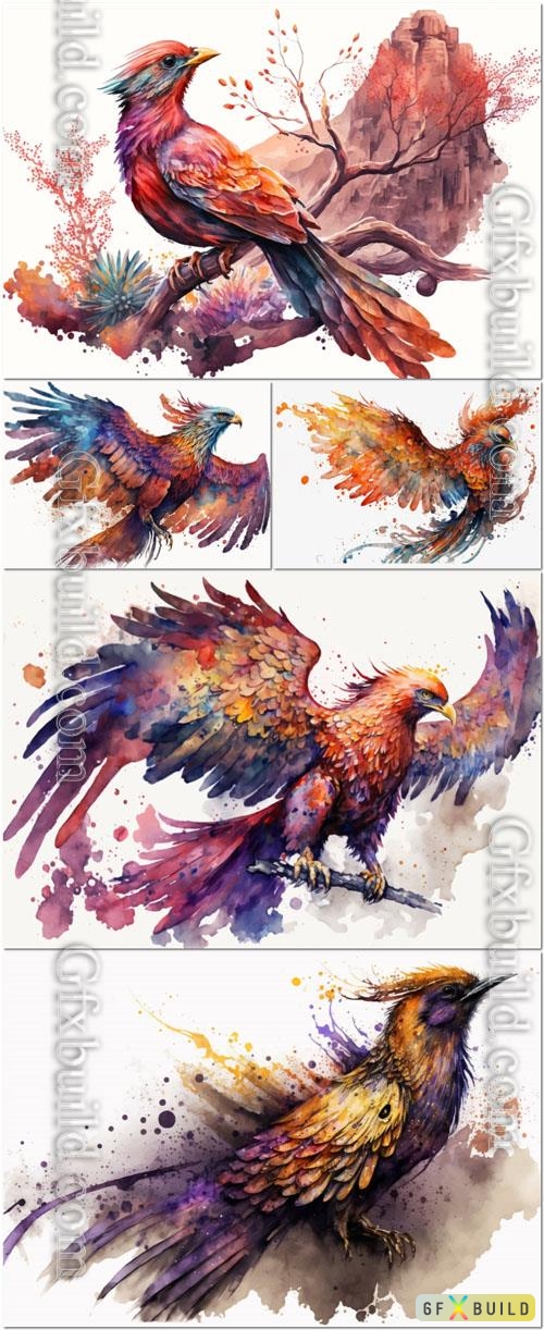 Vector mystical phoenix vector art to ignite your imagination