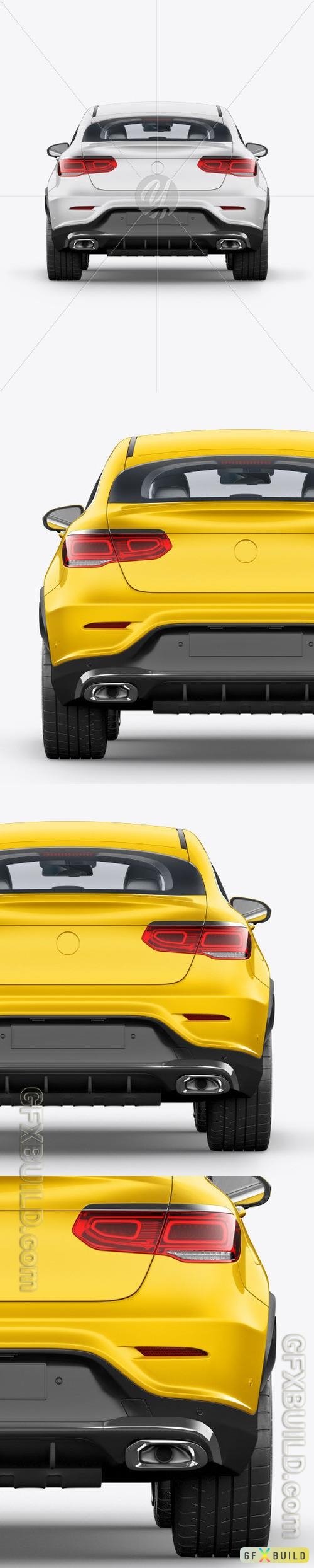 Coupe Crossover SUV Mockup - Back View 48146