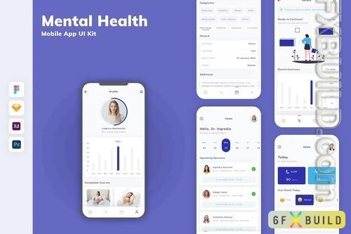 Mental Health Mobile App UI Kit