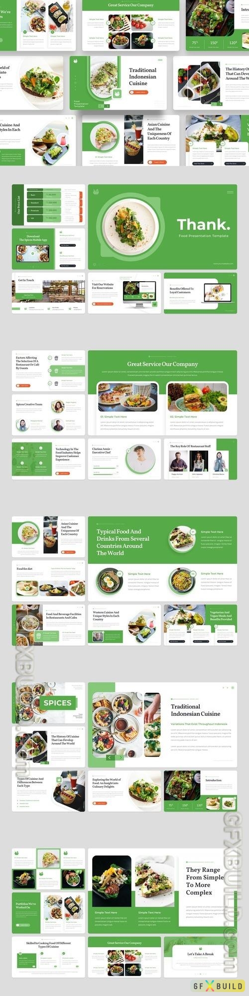 Spices - Food PowerPoint Template