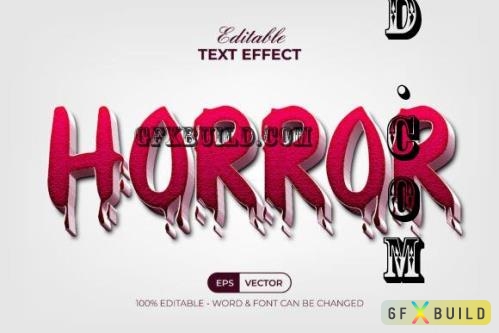 Horror Text Effect Slime Style - 21318870
