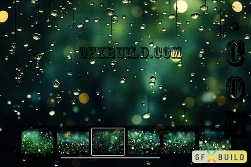 7 Green Bokeh Light Backgrounds - 722WHS8