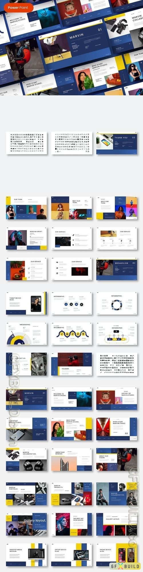 Marvin - Business PowerPoint Template