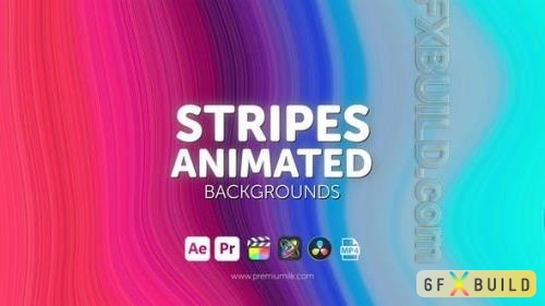 Videohive - Stripes Animated Backgrounds 48124040