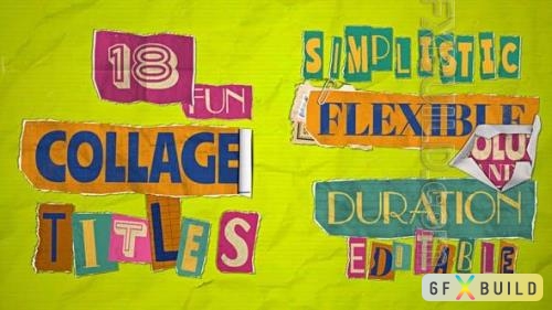 Videohive - Collage and Paper Titles 45741626