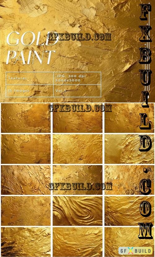 Gold Paint Textures Vol.1 - 26XQE9S