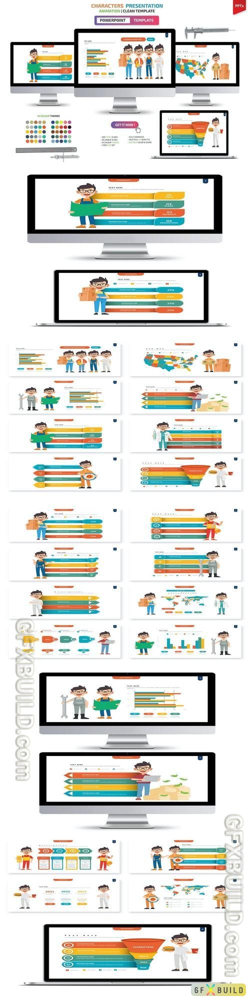 Character Powerpoint Presentation Templates