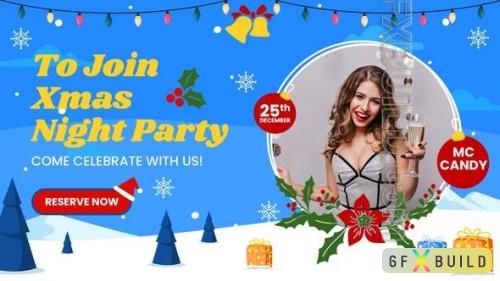 Videohive - Merry Christmas Night Party Slideshow 49869900