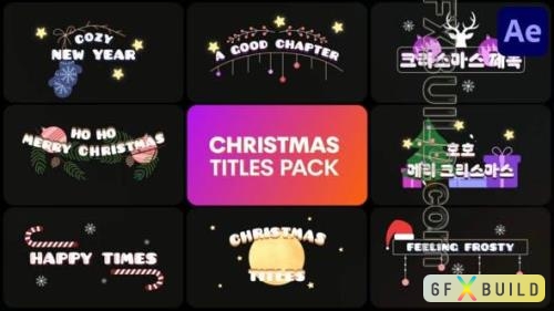 Videohive - Christmas Titles | After Effects 49851636