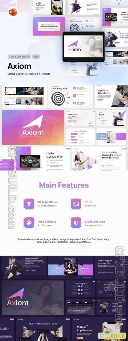 Axiom Startup PowerPoint Template